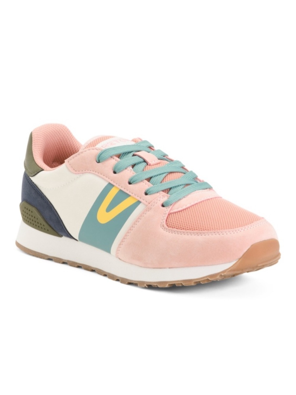 Tretorn Loyola Retro Jogger Sneakers | Pink Multi | Size 8.5
